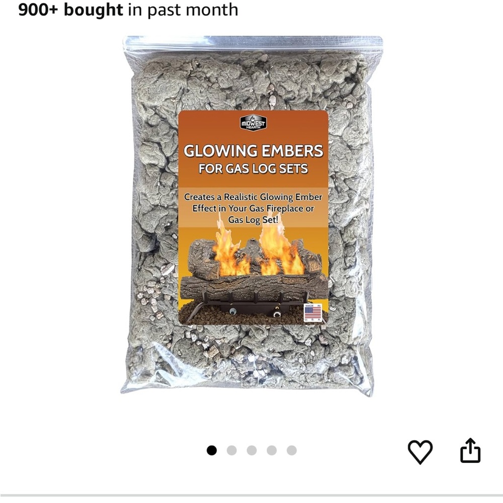 Glowing Embers for Gas Log Sets